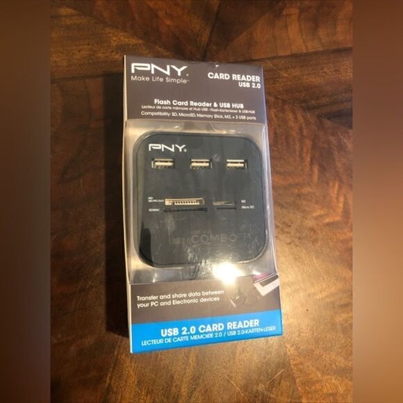 Flash card reader usb hub nwt - Picture 2 of 5